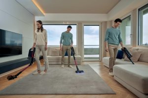 Odkurzacz pionowy Hoover HF610HX 011 Vacuum cleaner Handstick Cordless Operating time 40 min Dust container 0.7 L czarny 6