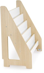 Biblioteczka Montessori dla dzieci MAXI Dąb/biały 4