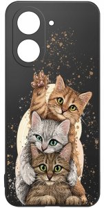 krainaGSM ETUI do Xiaomi Redmi A5 | WZORY | SILIKONOWE MATT CASE + SZKŁO 9H 4