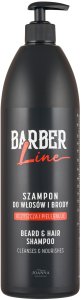 JOANNA PROFESSIONAL Barber Line Szampon do włosów i brody dla mężczyzn 1000 ml 2