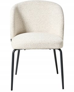 Zestaw 2 krzeseł do jadalni ZANA Boucle Jasnobeżowy 6