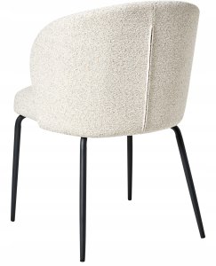 Zestaw 2 krzeseł do jadalni ZANA Boucle Jasnobeżowy 7