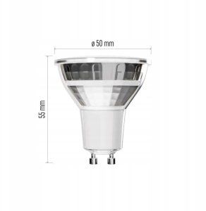 LED �ar�wka EMOS Lighting GU10, 230V, 3W, 345lm, 4000k, neutralna biel, 30000h, Classic MR16 50X50X55mm 2