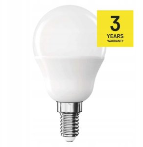 LED �ar�wka EMOS Lighting E14, 230V, 4.2W, 470lm, 4000k, neutralna biel, 30000h, Mini Globe 45x45x82mm 5