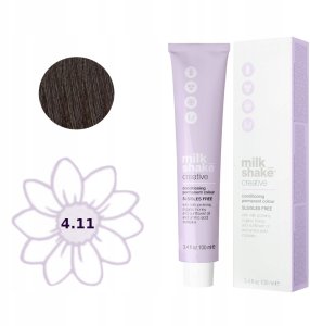 Milk Shake, Creative, SLES free, Permanent Hair Dye, 4.35/4GM Golden Mahogany Medium Brown, 100 ml For Women 2