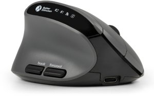 BakkerElkhuizen MidWay myszka Biuro Po lewej stronie RF Wireless + Bluetooth + USB Type-C Optyczny 2400 DPI 3