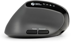BakkerElkhuizen MidWay myszka Biuro Po lewej stronie RF Wireless + Bluetooth + USB Type-C Optyczny 2400 DPI 4