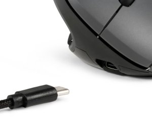 BakkerElkhuizen MidWay myszka Biuro Po lewej stronie RF Wireless + Bluetooth + USB Type-C Optyczny 2400 DPI 10
