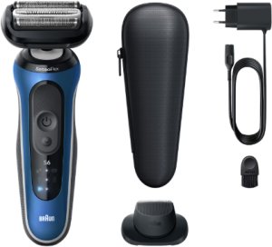 Braun 62-B1200s Golarka foliowa Przycinarka Czarny, Niebieski 3