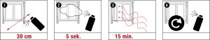 NO PEST Spray Środek Oprysk Preparat na Muchy Komary Meszki Muszki Owady Latające "Shot Gun" 750ml (2 szt) 10