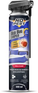 NO PEST Spray Środek Preparat Oprysk na Pluskwy Domowe Karaluchy "Bed Bug Sniper" 300ml (3 szt) 2
