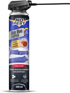 NO PEST Spray Środek Preparat Oprysk na Pluskwy Domowe Karaluchy "Bed Bug Sniper" 300ml (3 szt) 3
