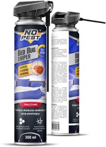 NO PEST Spray Środek Preparat Oprysk na Pluskwy Domowe Karaluchy "Bed Bug Sniper" 300ml (3 szt) 4