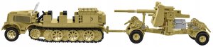 COBI HC WWII SD.KFZ.8 Towing8,8cm Flak36 975k 3143 5