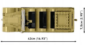 COBI HC WWII SD.KFZ.8 Towing8,8cm Flak36 975k 3143 9