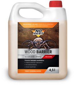 NO PEST Preparat Płyn Koncentrat Środek na Korniki Kołatki Spuszczele Szkodniki Drewna "Wood Barrier" 4,5L (2 szt) 3