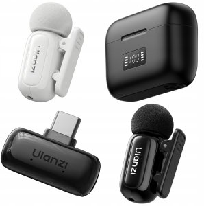 Mikrofon Ulanzi A200 2 szt. czarno-białe (A048) 5