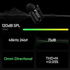 Mikrofon Ulanzi A200 2 szt. czarne (A046) 7
