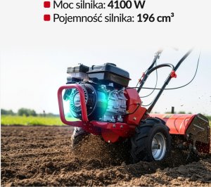 Glebogryzarka Lehmann HG 1 GLEBOGRYZARKA SPALINOWA KULTYWATOR LEHMANN BOAR 45 CM MOCNA POTĘŻNA LONCIN 3