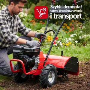 Glebogryzarka Lehmann HG 1 GLEBOGRYZARKA SPALINOWA KULTYWATOR LEHMANN BOAR 45 CM MOCNA POTĘŻNA LONCIN 9