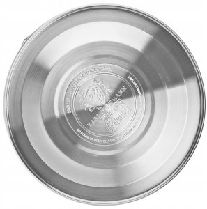 KARL HAUSMANN - Czajnik - na GAZ - INDUKCJA - tradycyjny z gwizdkiem - HUGO - srebrny - 2,5 L 5