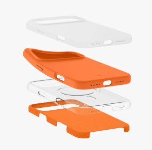 Spigen SPIGEN SILICONE FIT MAG MAGSAFE IPHONE 17 PRO MAX COSMIC ORANGE 5
