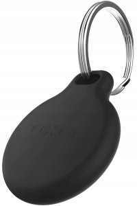 Breloczek Fixed Etui silikonowe FIXED silky do Apple AirTag, czarne 3