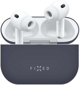 Fixed Etui Silky do słuchawek Apple AirPods Pro 3 niebieskie 2