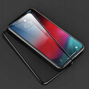 Fixed Ochronne szkło hartowane FIXED Full-Cover do Apple iPhone X/XS/11 Pro, naklejane na cały ekran, czarne 3