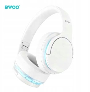 BWOO BW587 nauszne słuchawki bezprzewodowe ANC białe 2