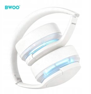 BWOO BW587 nauszne słuchawki bezprzewodowe ANC białe 3