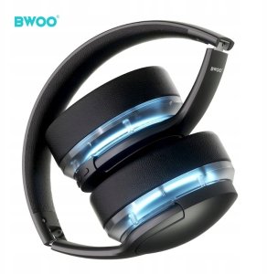 BWOO BW587 nauszne słuchawki bezprzewodowe ANC czarne 3