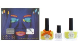 Set Ciate: Paint Pot, Top Coat, Nail Polish, Black Light, 5 ml + Paint Pot, Nail Polish, Neon Glitter, 10 g + Paint Pot, Nail Polish, Neon Orange, 13.5 ml For Women 2