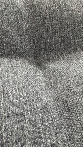 Fotel Bujany VIBE Ogrodowy z Poduszką Stalowy Czarny Szary 115 Cm 7