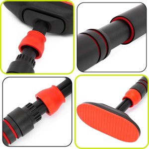 Drążek do podciągania 72-105 cm teleskopowy stalowy mocowany do futryny regulowany UNIWERSALNY 13