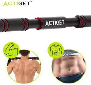 Drążek do podciągania 72-105 cm teleskopowy stalowy mocowany do futryny regulowany UNIWERSALNY 5