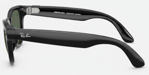 THI Ray-Ban Skyler Black/Green G15 RW4010 601/7152 5