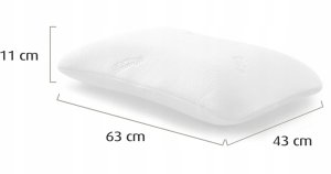 TEMPUR Symphony Poduszka ergonomiczna S 63x43x11cm z pianki Memory 4