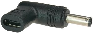 Adapter USB-C do zasilania laptopa z gniazdem 4,5x3,0mm + pin 2