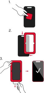 Nowe Szkło Prywatyzujące Ekranowy Samuraj do Apple iPhone 15 Pro z ramką Easy Fit | 2-Pack 5