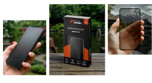 Nowe Szkło Prywatyzujące Ekranowy Samuraj do Apple iPhone 15 Pro z ramką Easy Fit | 2-Pack 7