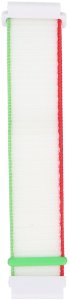 GlacierX pasek do smartwatcha Grip Strap Nylon Ice White Biel lodowca + czerwony i zielony 22mm 3
