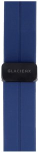 GlacierX pasek do smartwatcha Silicone Magnetic Buckle Midnight Blue Szafirowy 22mm 4