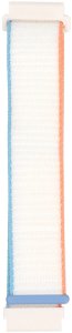 GlacierX pasek do smartwatcha Grip Strap Nylon Tropical Cream Kremowy + niebieski i pomarańczowy 22mm 4