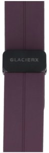 GlacierX pasek do smartwatcha Silicone Magnetic Buckle Violet Fruit Bakłażanowy 22mm 5