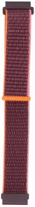 GlacierX pasek do smartwatcha Grip Strap Nylon Plum Śliwkowy + różowy i pomarańczowy 22mm 2