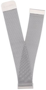 GlacierX bransoleta do smartwatcha Milanese Magnetic Strap Silver mesh Srebrna 22mm 5