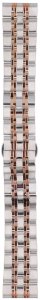 GlacierX Bransoleta do smartwatcha Modern Bicolor Silver & Rose Gold Srebrna + różowe złoto 22mm 2