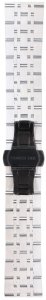 GlacierX Bransoleta do smartwatcha Modern Bicolor Silver & Black Srebrny + czarny 22mm 3