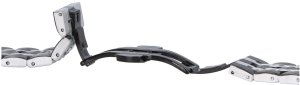 GlacierX Bransoleta do smartwatcha Modern Bicolor Silver & Black Srebrny + czarny 22mm 5